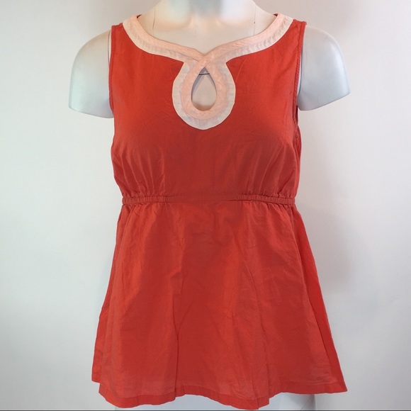 Anthropologie Tops - EDME & ESYLLTE Sz 6 Blouse Orange Anthropologie